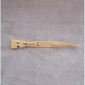 Vintage Swank Initial (R) Tie Bar Clip